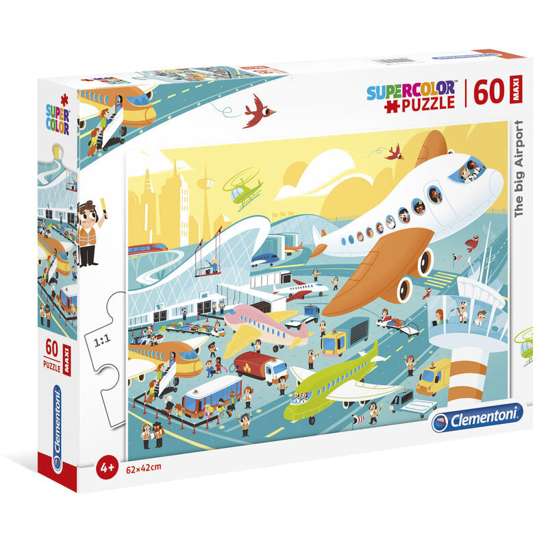 Puzzle Maxi Aeropuerto 60pzs - Espadas y Más