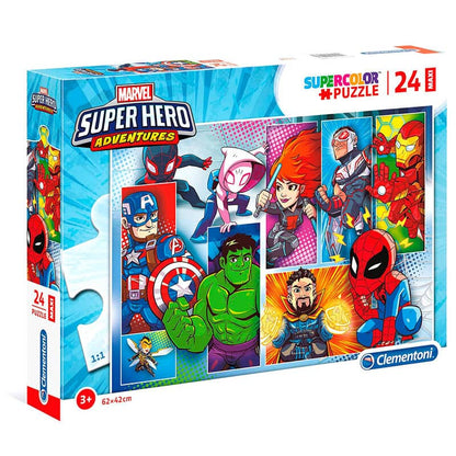 Puzzle Maxi Superhero Marvel 24pzs - Espadas y Más