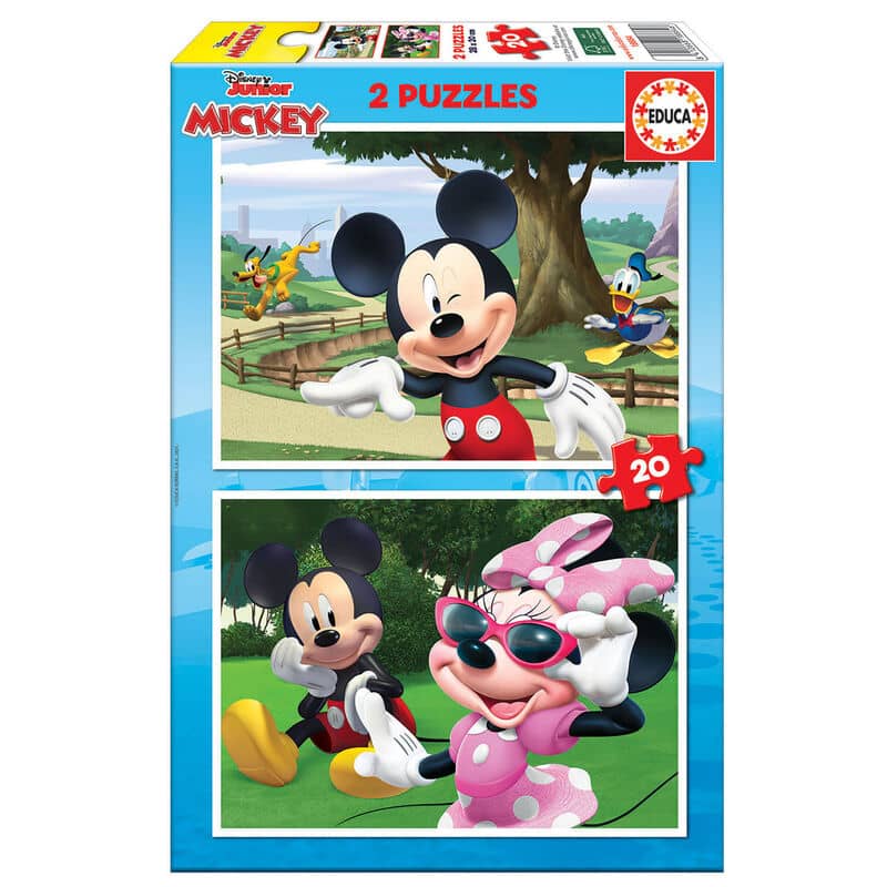 Puzzle Mickey and Friends Disney 2x20pzs - Espadas y Más