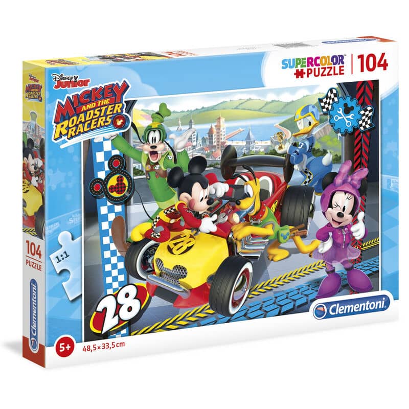 Puzzle Mickey and the Roadster Racers Disney 104pzs - Espadas y Más