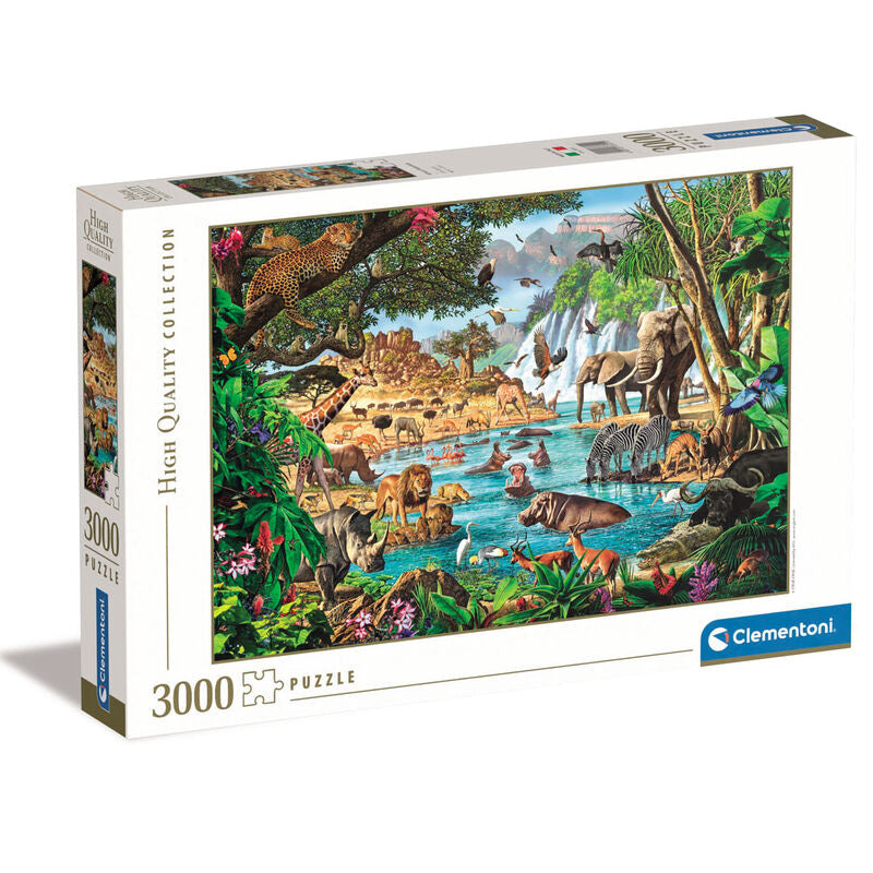 Puzzle Pozo de Agua Africano 3000pzs - Espadas y Más