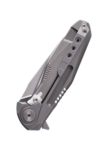Navaja de bolsillo Rikeknife Thor 4S, Plateada o Gris Oscuro RKTHOR4S - Espadas y Más