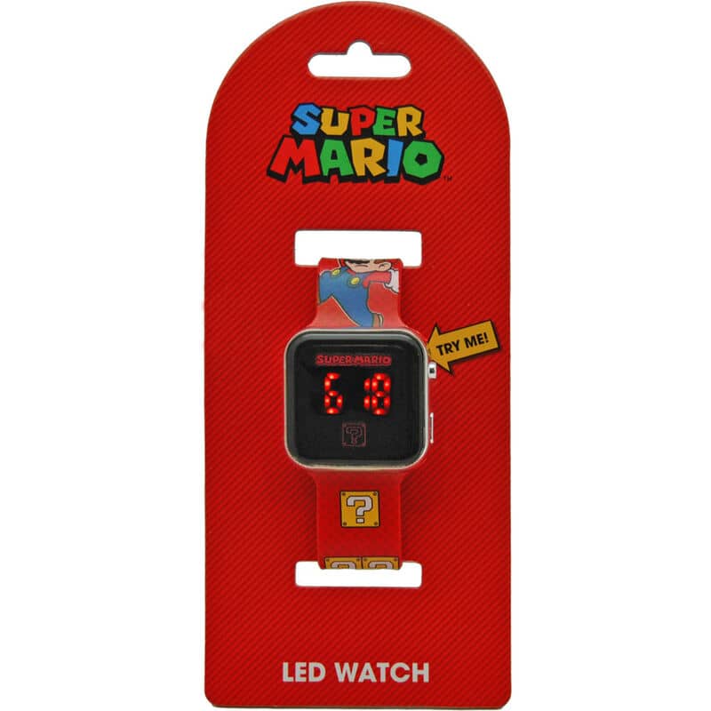 Reloj Super Mario Bros led - Espadas y Más