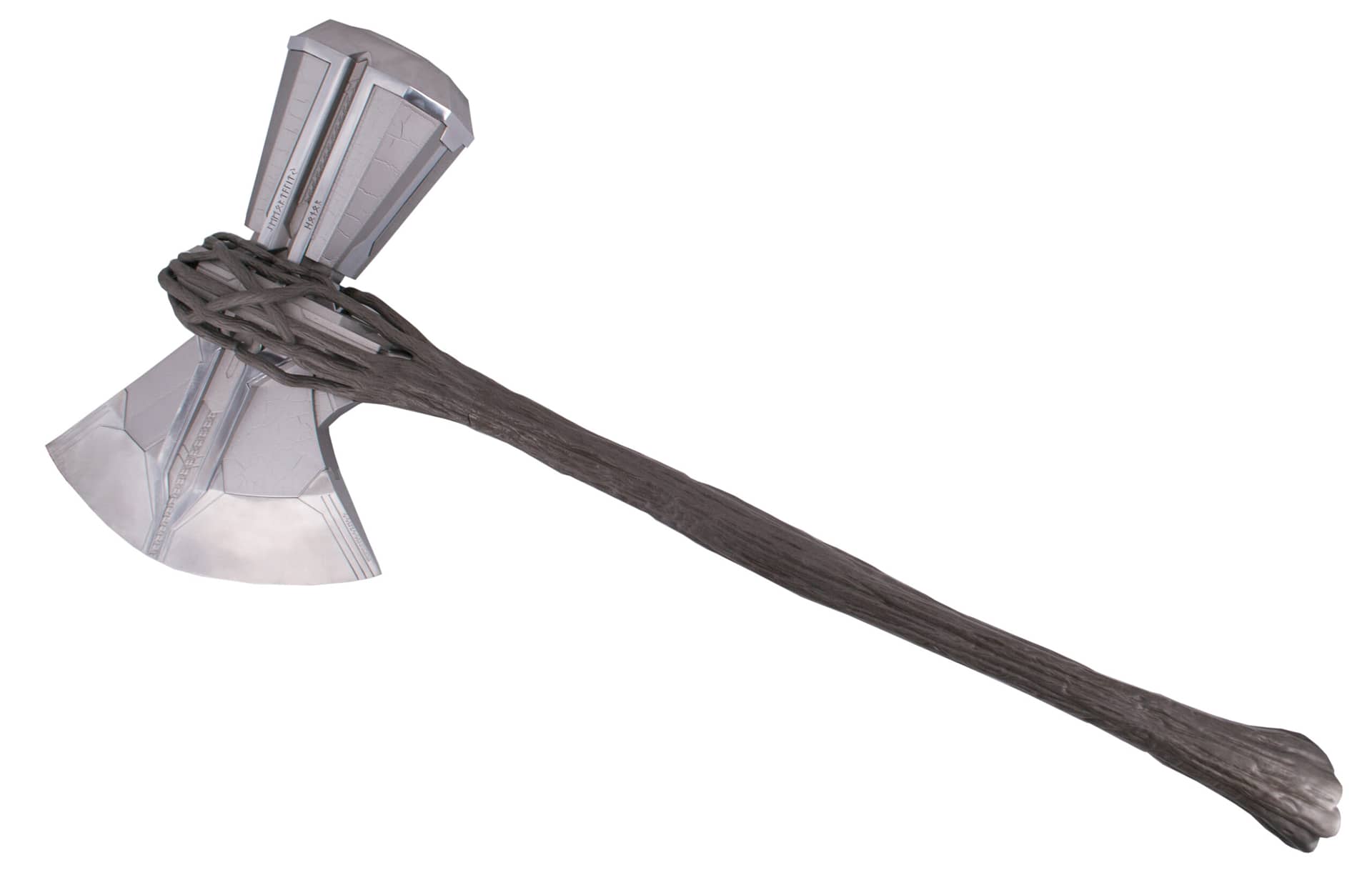 HACHA STORMBREAKER DE THOR DE METAL CON LUZ Y SENSOR DE SONIDO - Espadas y Más