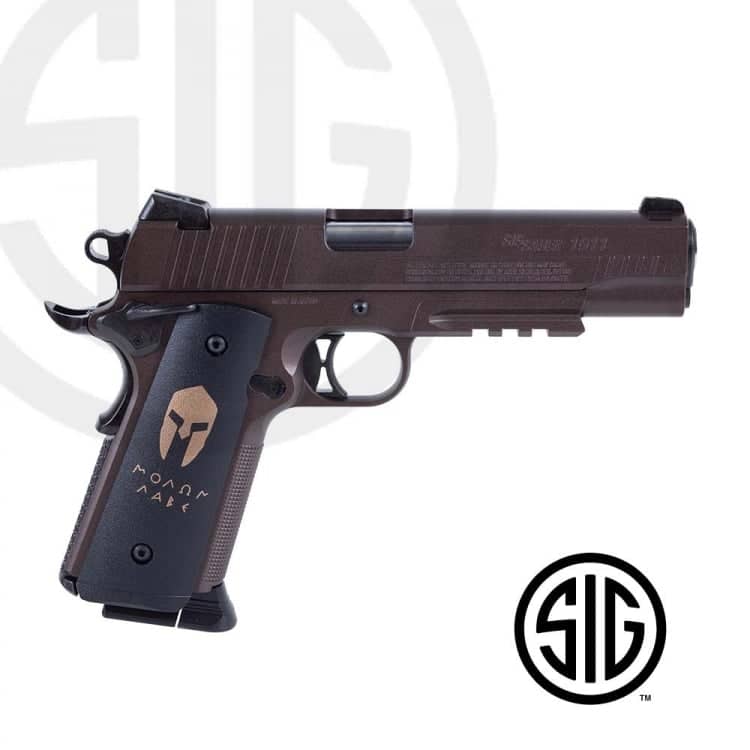 Pistola Sig Sauer Spartan CO2 - 4,5 mm BBs Acero - Blowback SS1911SP - Espadas y Más