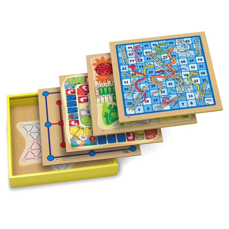 Set 30 juegos mesa madera - Espadas y Más