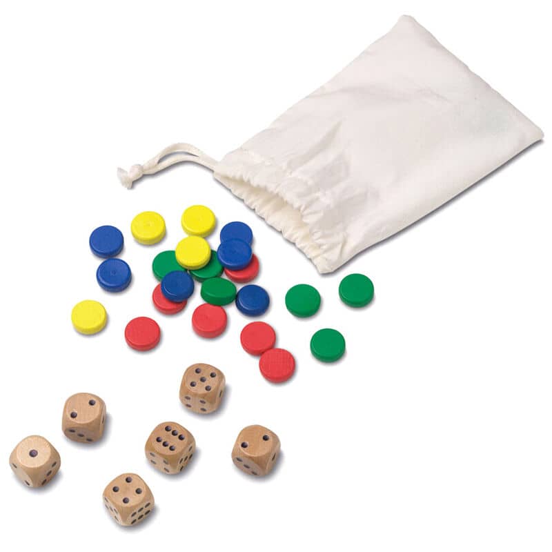 Set of 30 wooden table games