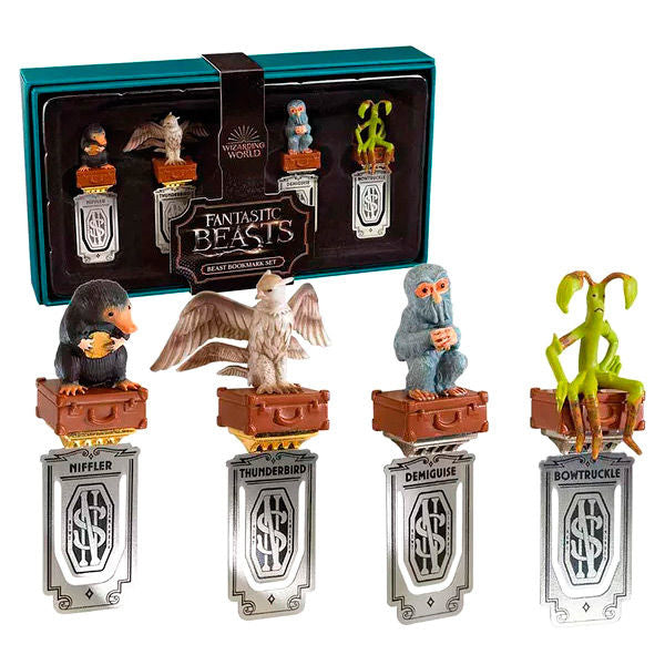Set 4 marcapaginas Animales Fantasticos - Espadas y Más