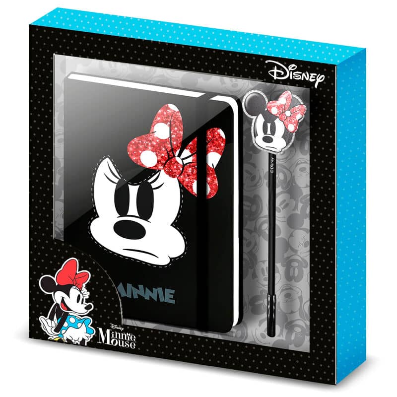 Set diario + boligrafo Angry Minnie Disney - Espadas y Más