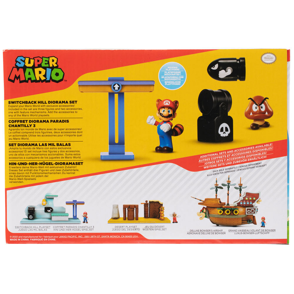 Set diorama Switchback Hill Super Mario Bros 6cm - Espadas y Más