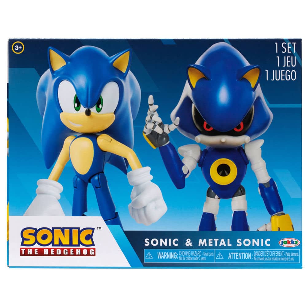 Set figuras Sonic & Metal Sonic - Sonic The Hedgehog 10cm - Espadas y Más