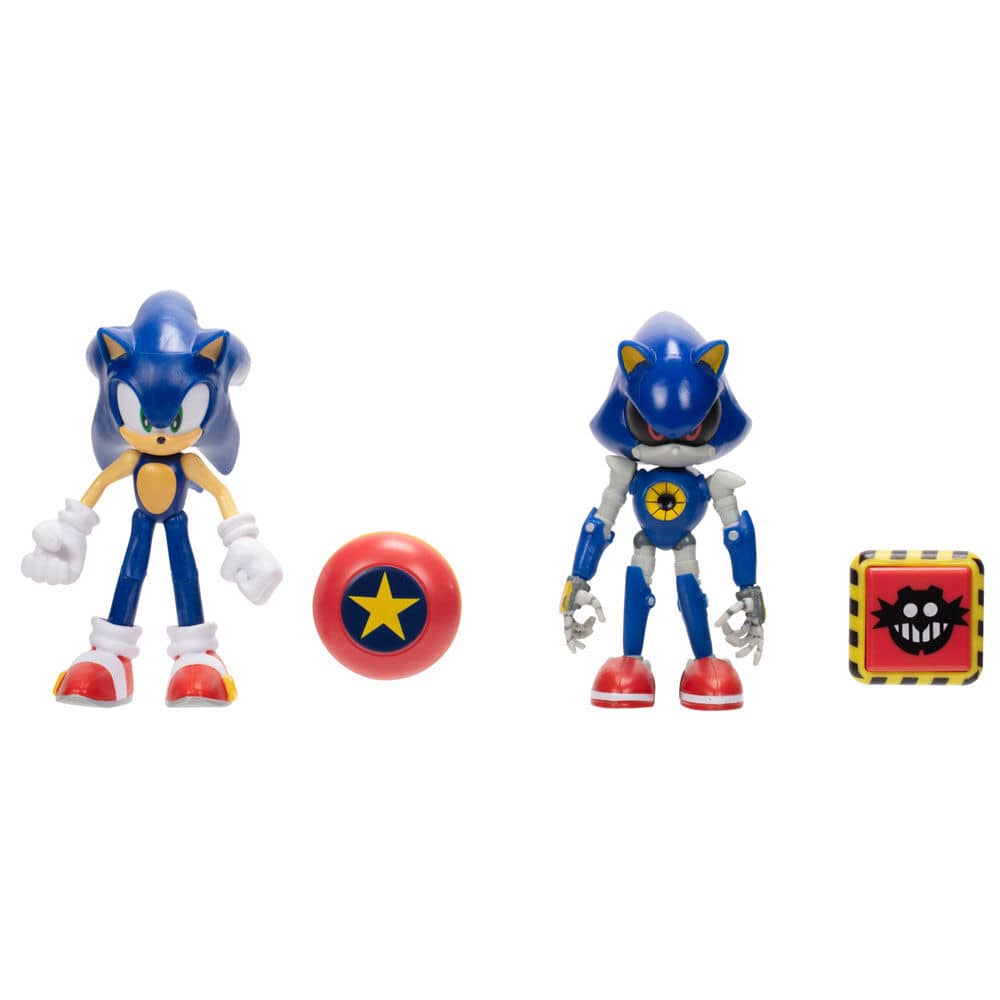 Set figuras Sonic & Metal Sonic - Sonic The Hedgehog 10cm - Espadas y Más