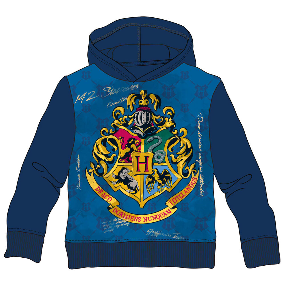 Sudadera capucha Hogwarts Harry Potter infantil - Espadas y Más