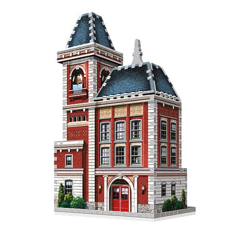 Puzzle 3D Wrebbit estación de bomberos - Urbania W3D0505 - Espadas y Más