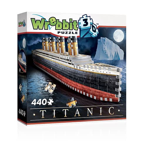 Puzzle 3D Wrebbit Titanic - W3D1014 - Espadas y Más