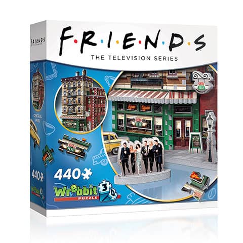 Puzzle 3D Wrebbit  Central Perk - Friends W3D1015 - Espadas y Más