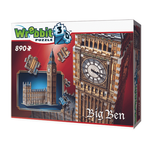 Puzzle 3D Wrebbit Big Ben W3D2002 - Espadas y Más