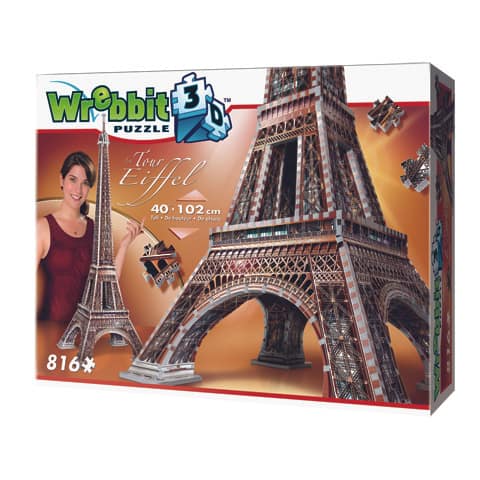 Puzzle 3D Wrebbit  Eiffel Tower W3D2009 - Espadas y Más