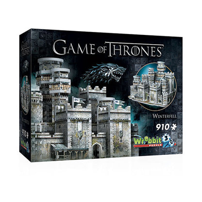 Puzzle 3D Wrebbit Castillo Winterfell - Juego de Tronos W3D2018 - Espadas y Más