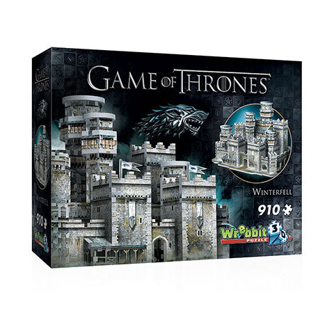 Puzzle 3D Wrebbit Castillo Winterfell - Juego de Tronos W3D2018 - Espadas y Más