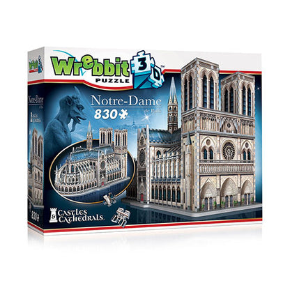 Puzzle 3D Wrebbit Notre-Dame Cathedral W3D2020 - Espadas y Más