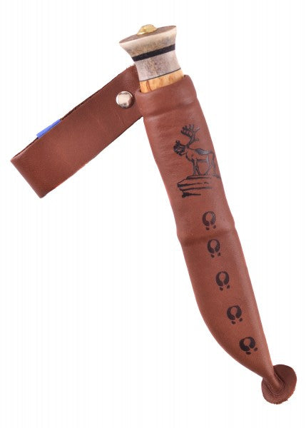 Cuchillo de caza Vuolu 8, Wood-Jewel WJ-23VP8 - Espadas y Más