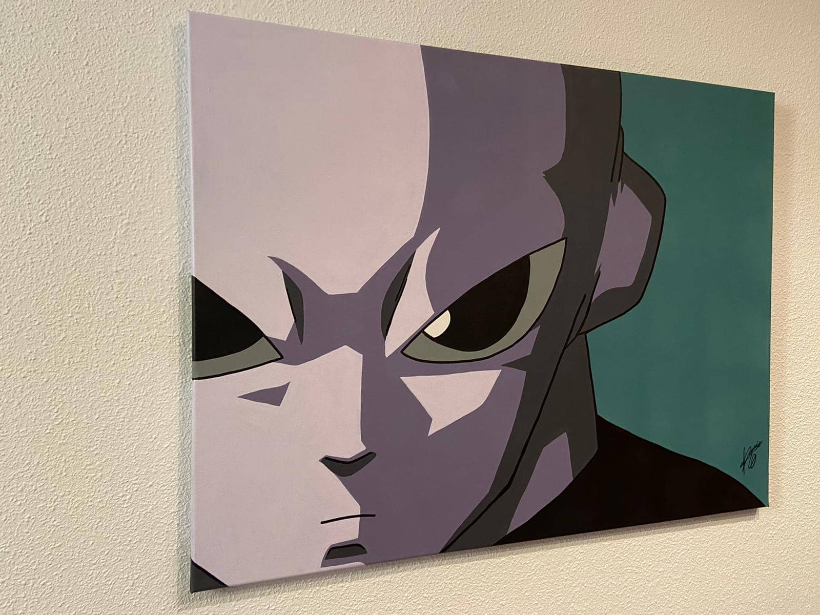 Cuadro doble Goku y Giren 80 x 60 cm hecho a mano - Espadas y Más