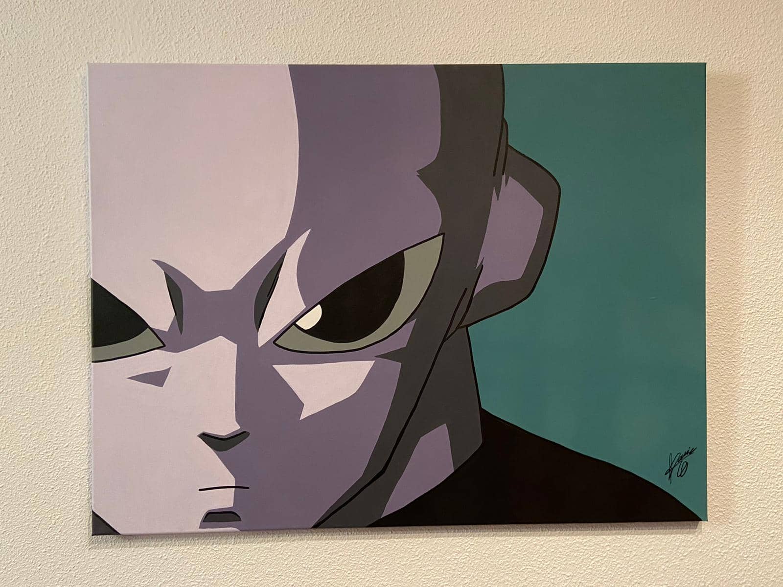 Cuadro doble Goku y Giren 80 x 60 cm hecho a mano - Espadas y Más