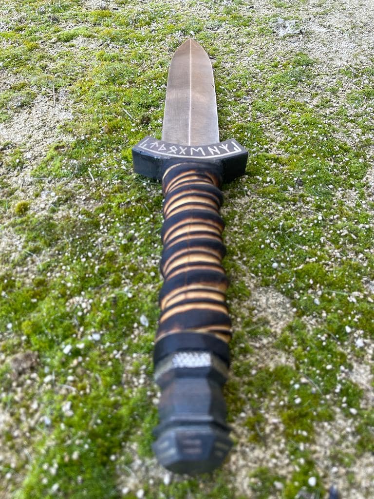 Daga Vikinga Funcional Artesanal - Espadas y Más