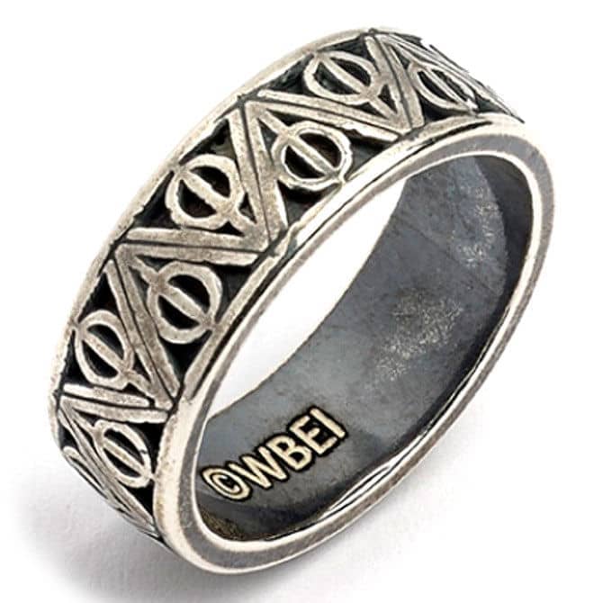 Anillo Deathly Hallows Harry Potter plata - Espadas y Más