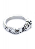 Imagen de Anillo vikingo con cabeza de perro, plateado 1404022900 parte de nuestra colección en Espadas y más, sitio oficial.