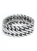 Imagen de Anillo vikingo de plata con patrón trenzado 1404388000 parte de nuestra colección en Espadas y más, sitio oficial.