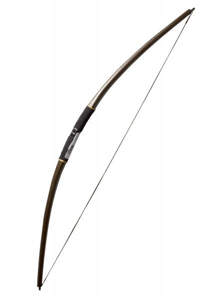 Arco LARP 26 Ibs, marrón-dorado, con cinta de agarre, incluye cuerda de Dacron IF-04000 - Espadas y Más