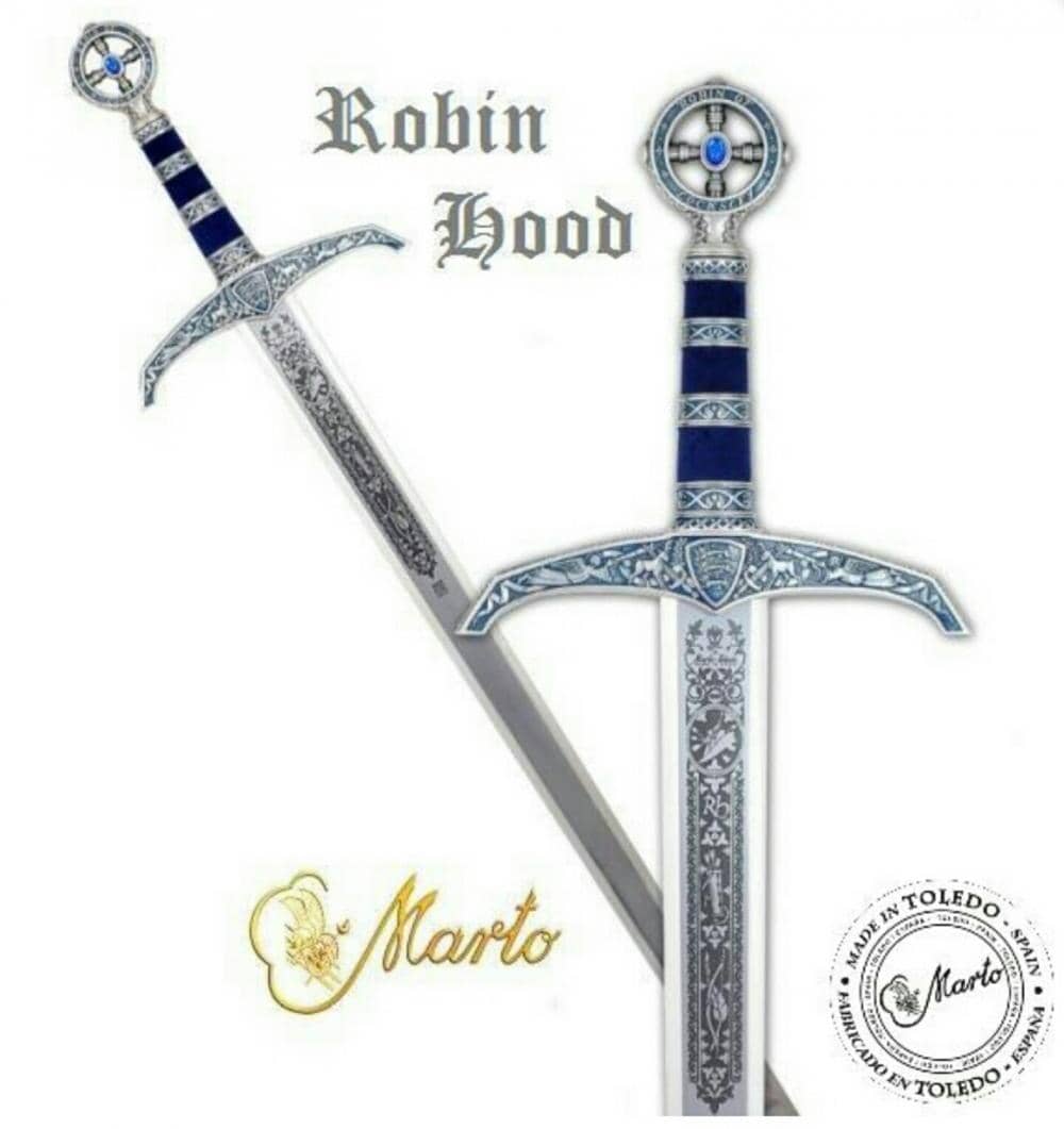 MA754 Espada Robin Hood Grabado Profundo - Espadas y Más