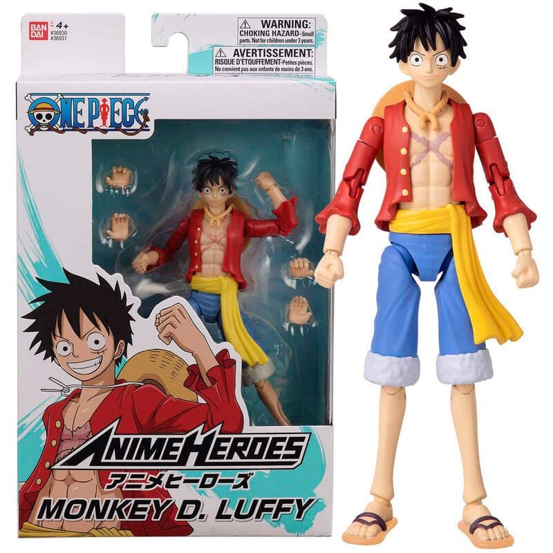 Bandai - Figura de One Piece - Luffy - Espadas y Más