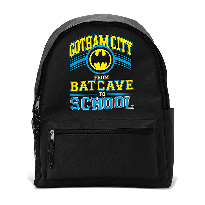 Batman - Backpack - "BATCAVE TO SCHOOL" - Espadas y Más