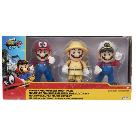 Blister 3 figuras Super Mario Nintendo 10cm - Espadas y Más