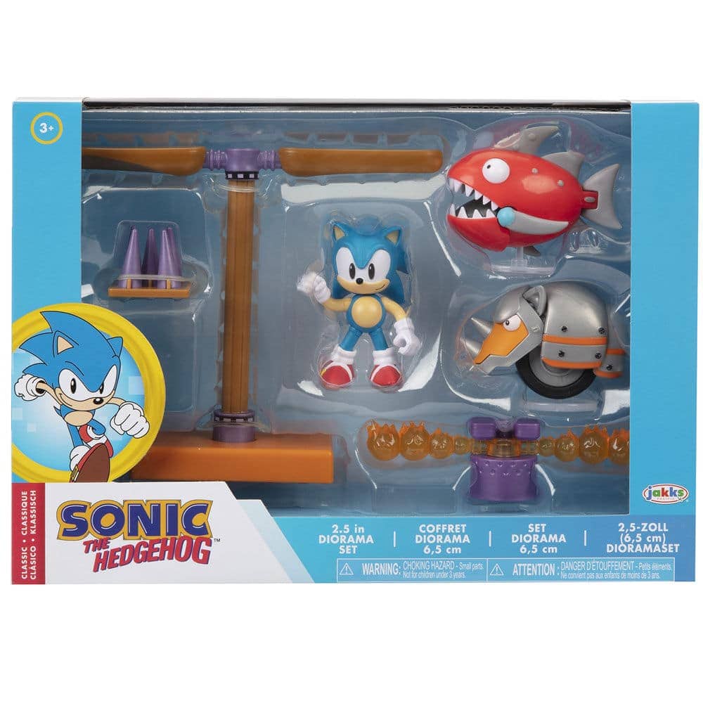 Blister diorama wave 2 Sonic The Hedgehog 6cm - Espadas y Más