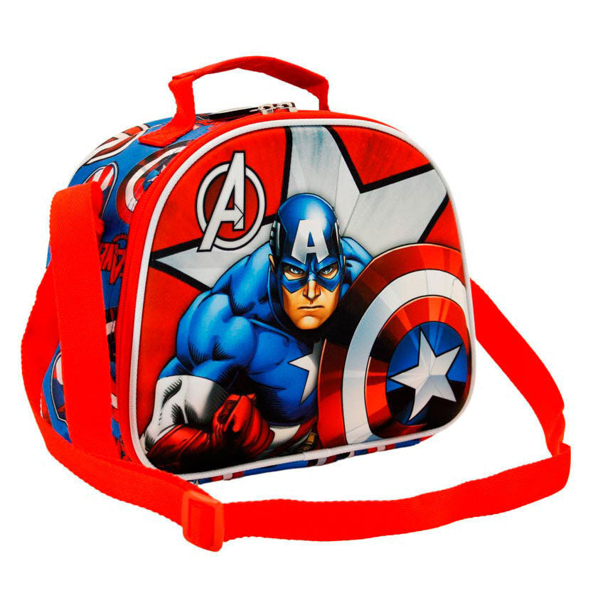 Bolsa portameriendas 3D Capitan America Marvel - Espadas y Más