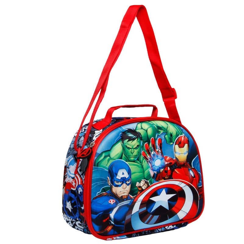 Bolsa portameriendas 3D Energy Vengadores Avengers Marvel - Espadas y Más