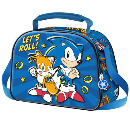 Bolsa portameriendas 3D Lets Roll Sonic The Hedgehot - Espadas y Más