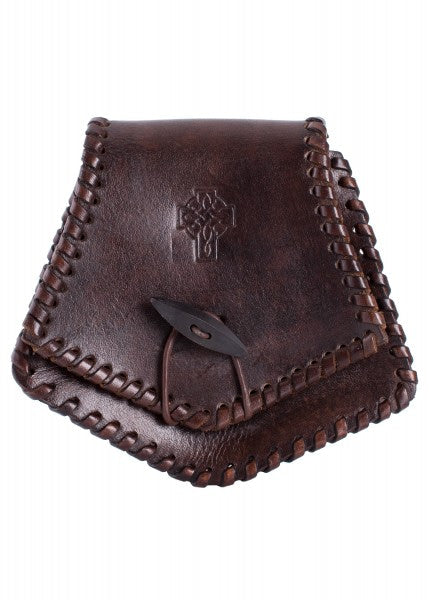 Bolso de cuero celta, bolso de cinturón medieval, motivo picto - Espadas y Más