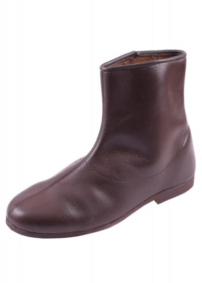 Imagen de Botas cortas medievales con cordones, marrón oscuro 3123110500 parte de nuestra colección en Espadas y más, sitio oficial.