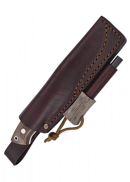 Cuchillo Brisa Trapper 115 - Micarta Verde, Scandi, Acero al Fuego BRI-074-2064-1580-3 - Espadas y Más