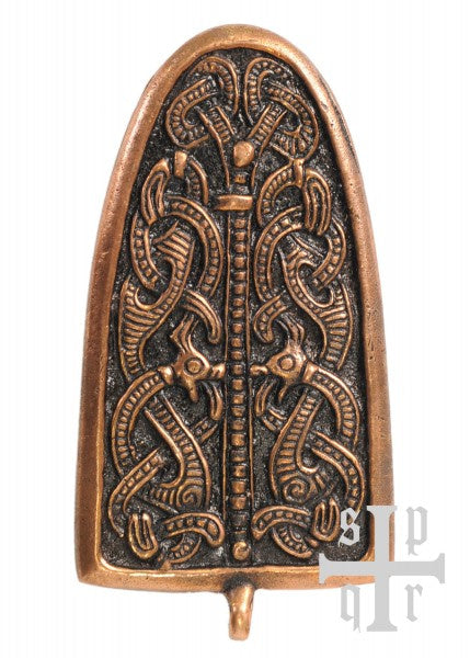 Broche vikingo, broche de lengua de birka, bronce, par 1464000138 - Espadas y Más