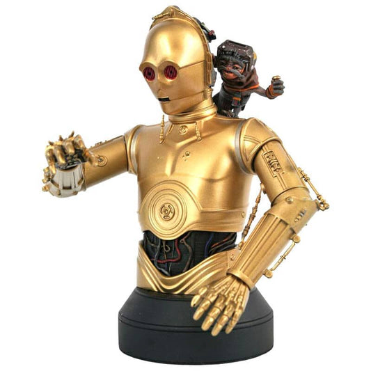Busto C-3PO and Babu Frik Star Wars Episode IX 15cm - Espadas y Más