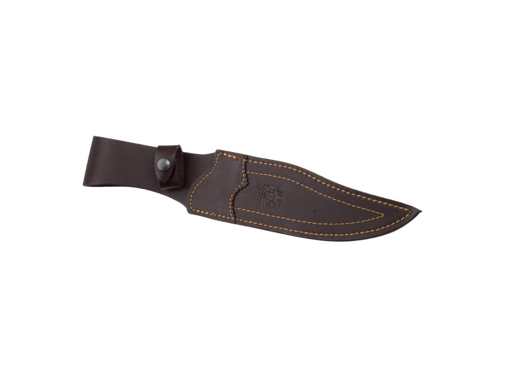 CUCHILLO DE CAZA JOKER IBICE, MANGO ASTA DE TORO Y HOJA DE 15 CM. FUNDA DE CUERO. CA03 - Espadas y Más