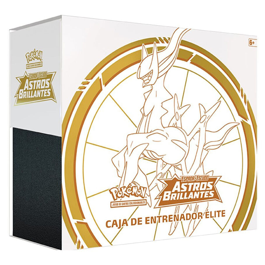Caja Juego de Cartas Entrenador Elite Espada y Escudo Astros Brillantes Pokemon - Espadas y Más