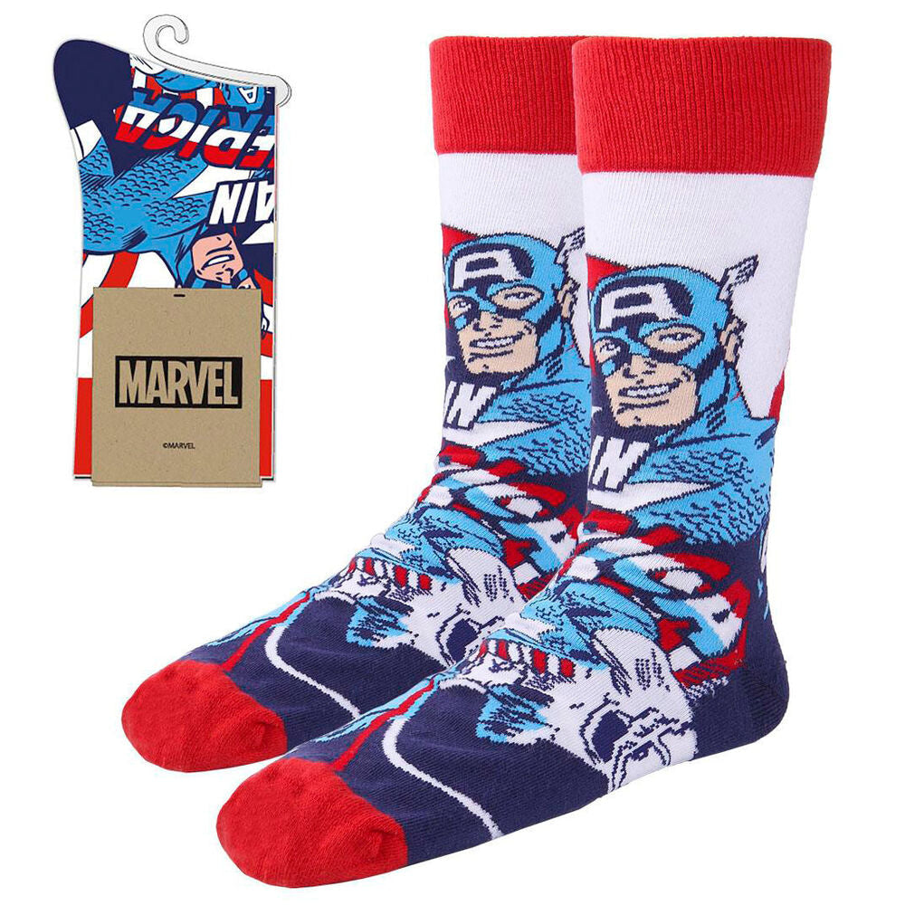 Calcetines Capitan America Marvel - Espadas y Más