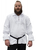 Camisa pirata medieval Henry, blanca 1280004910 - Espadas y Más